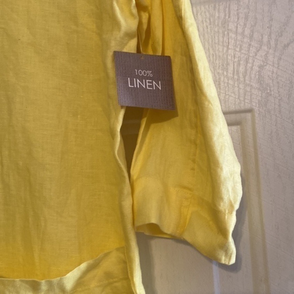 For‎ Cynthia Button Front Linen top - Picture 5 of 7